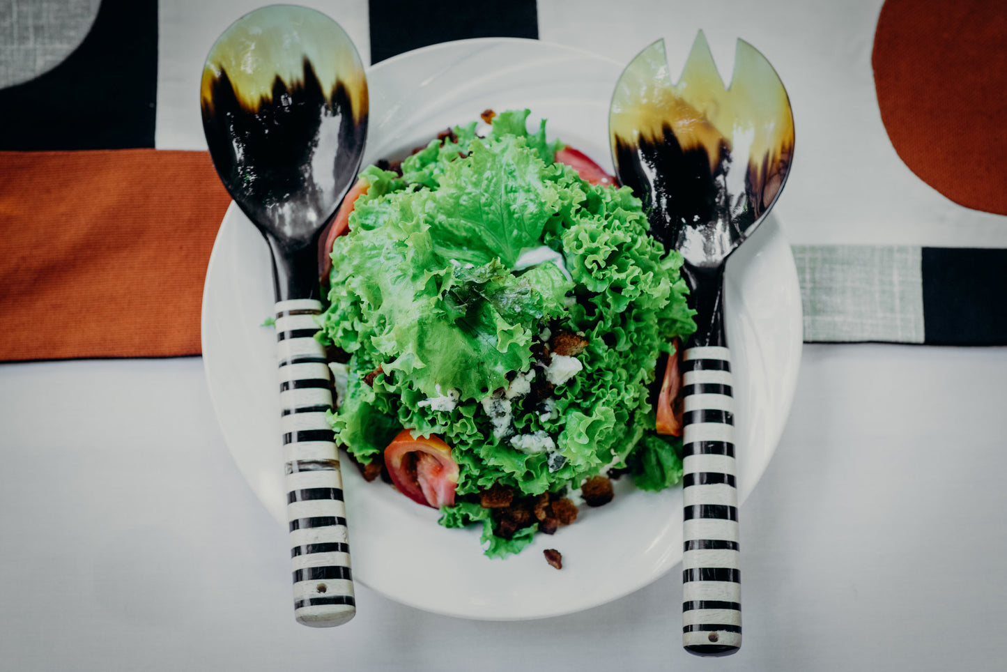 Horn Salad Servers - Set of 2