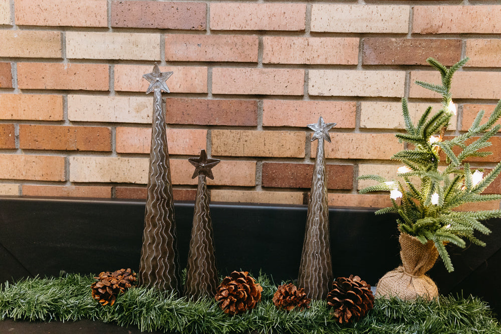 Standing Metal Trees