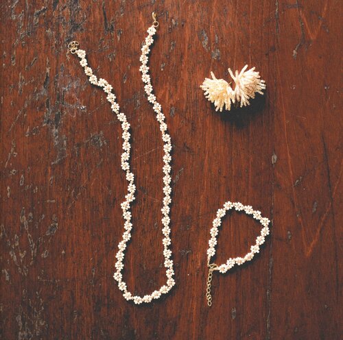 Beaded Fringe Earring