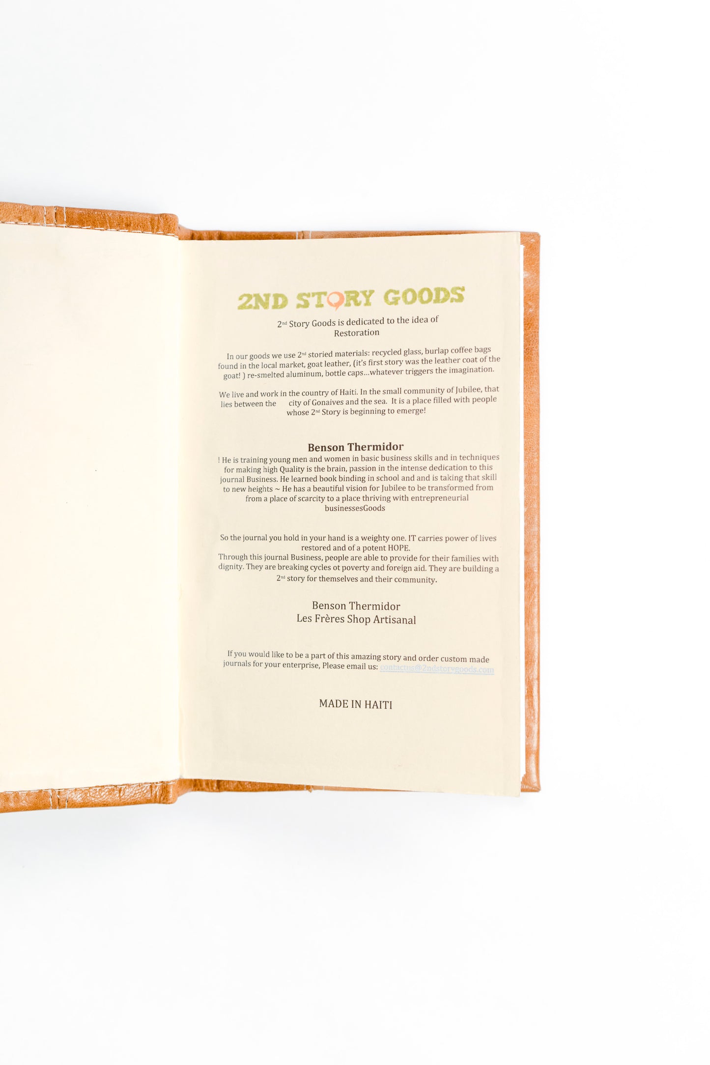 Pastiche Leather Journal