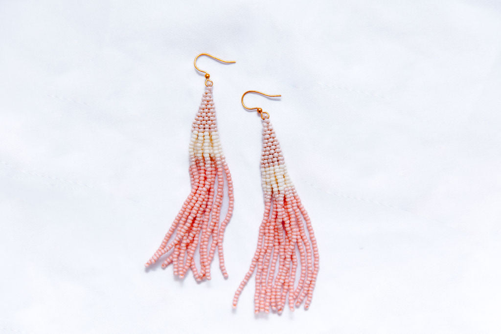 Beaded Tassel Earring