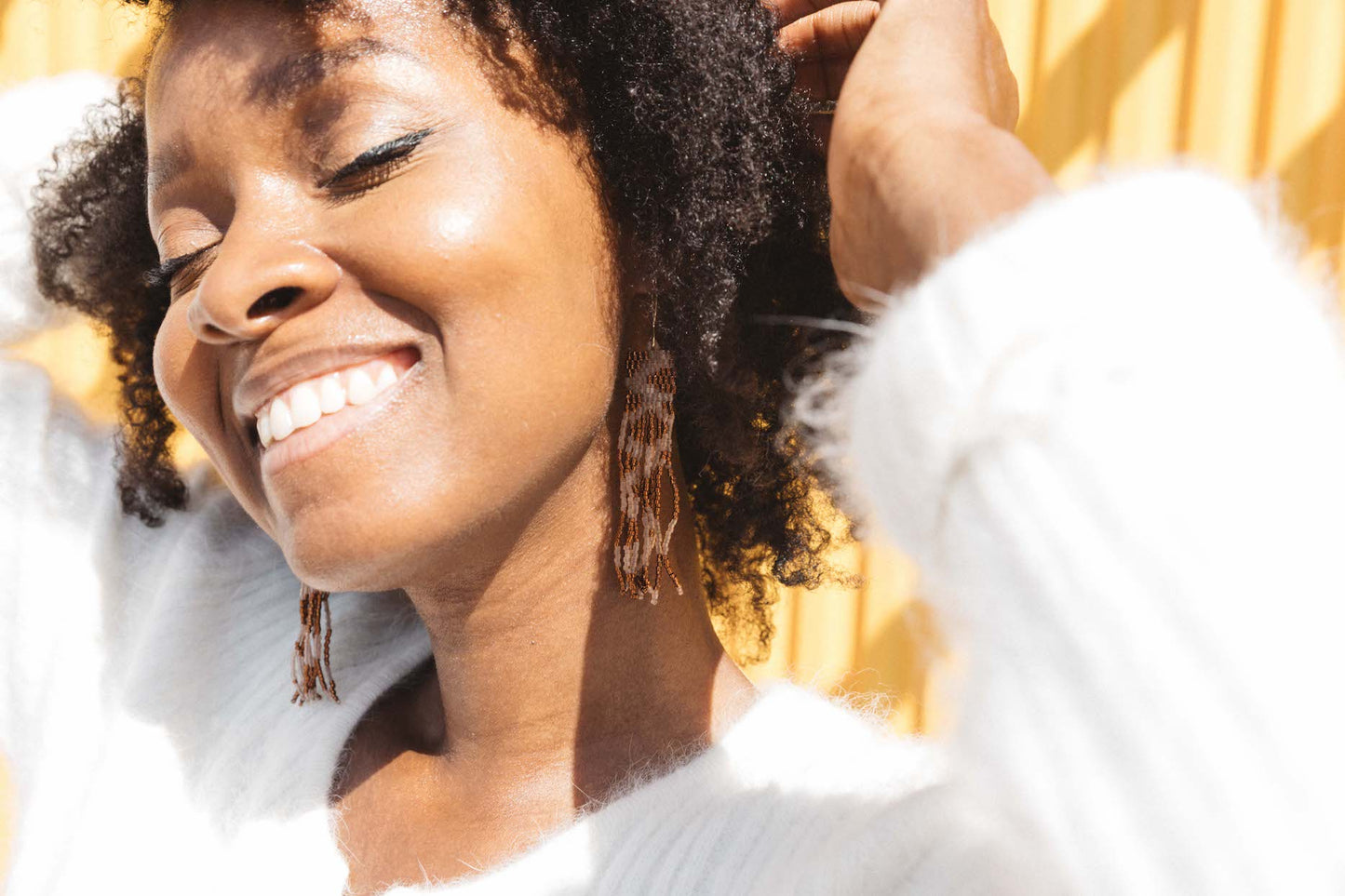 Tigresse Beaded Earring