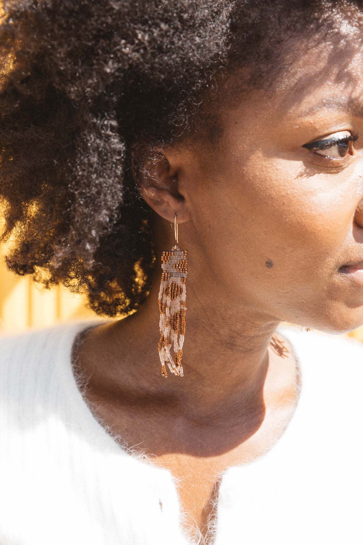 Tigresse Beaded Earring