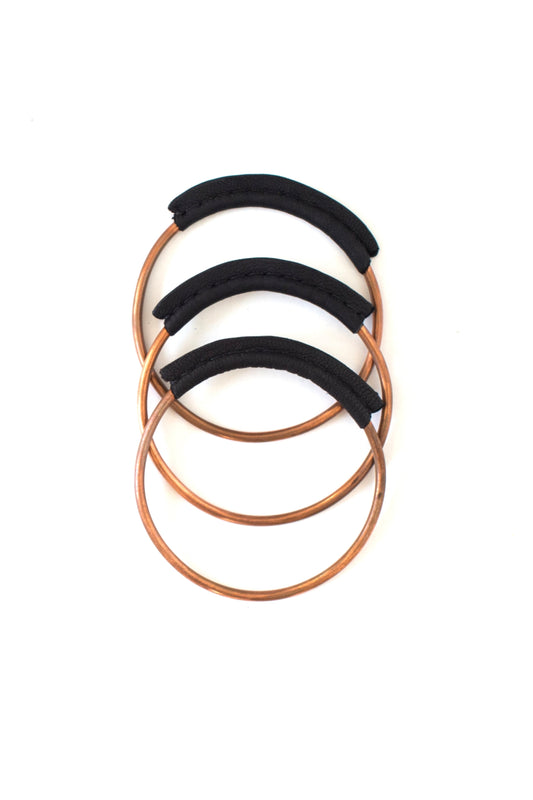 Copper + Leather Bangle