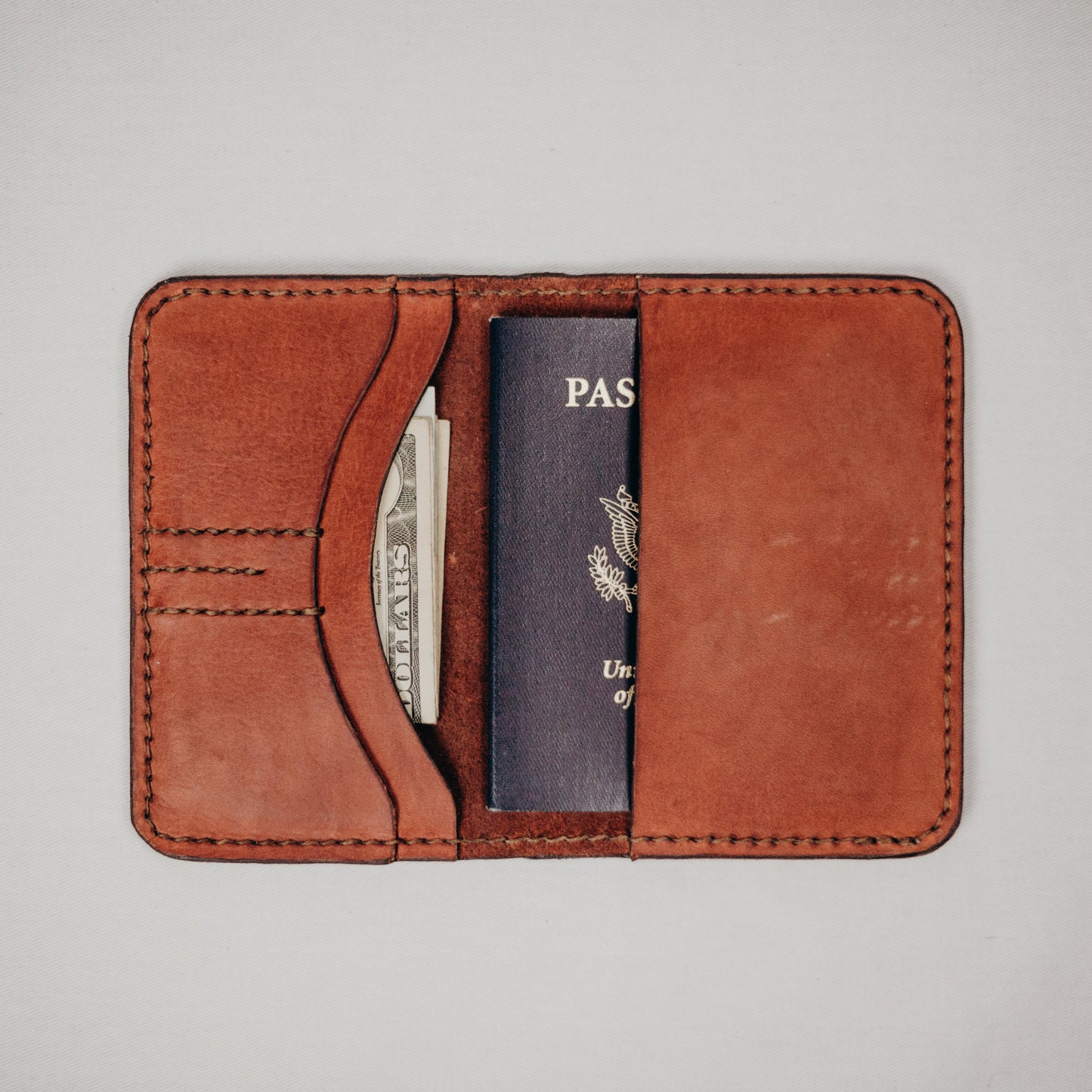 Heritage Leather Passport Cover