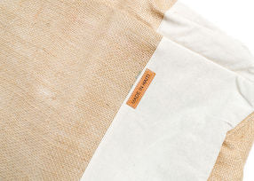 Burlap Market Tote