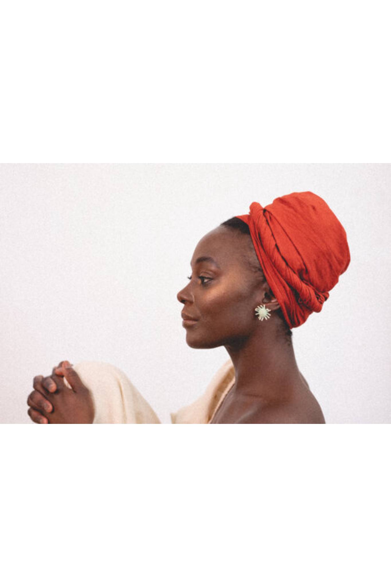 Beaded Sunburst Earring