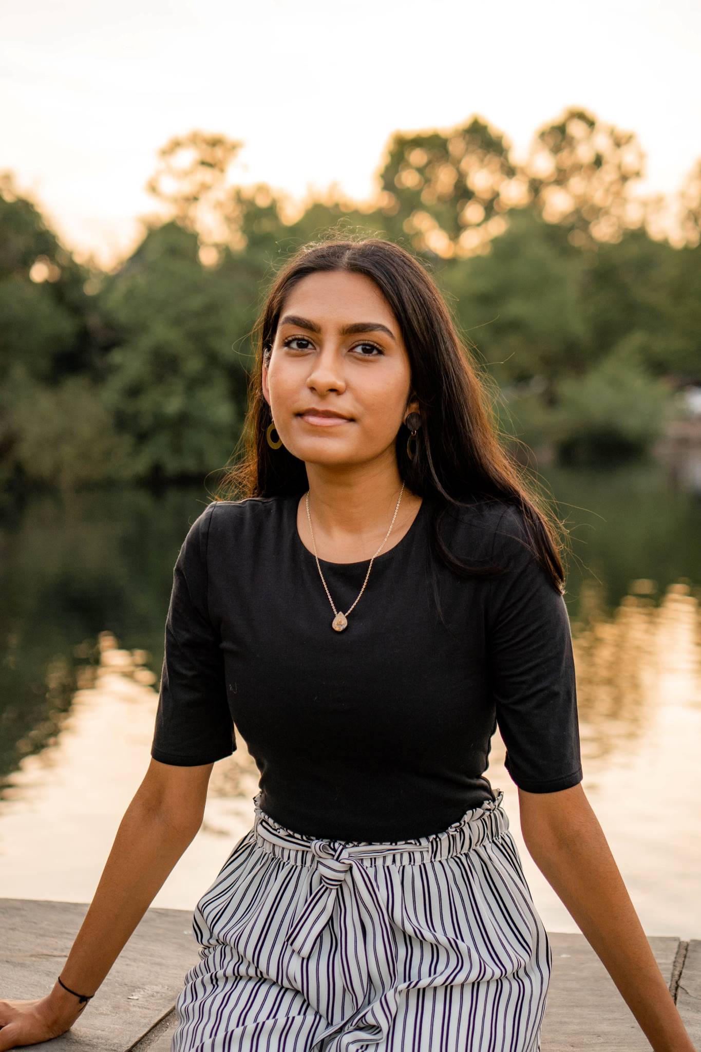 Teardrop Horn Necklace