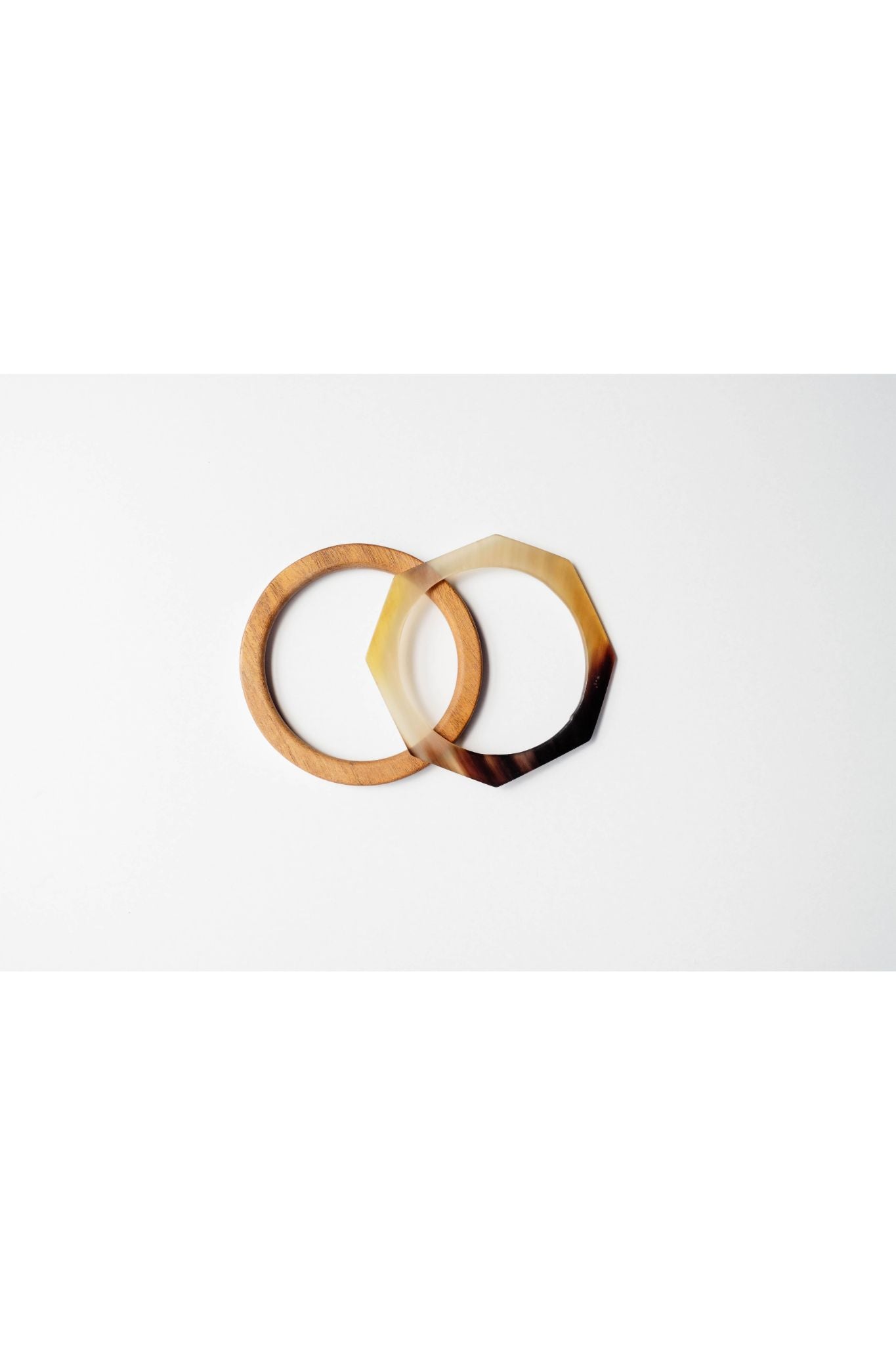 Wood and Horn Bracelet Set